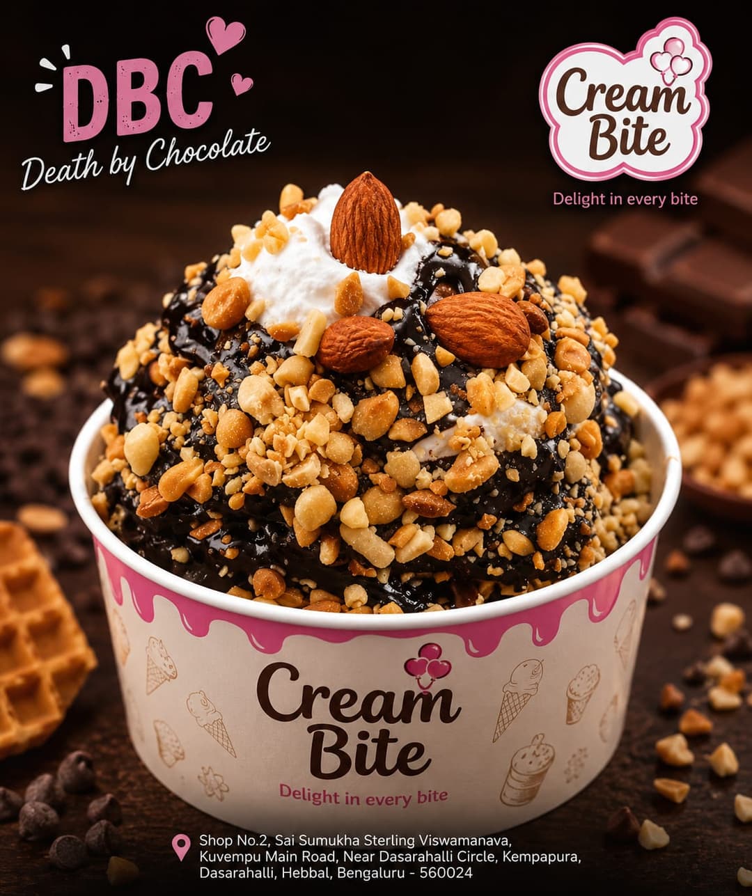 Cream Bite Dessert
